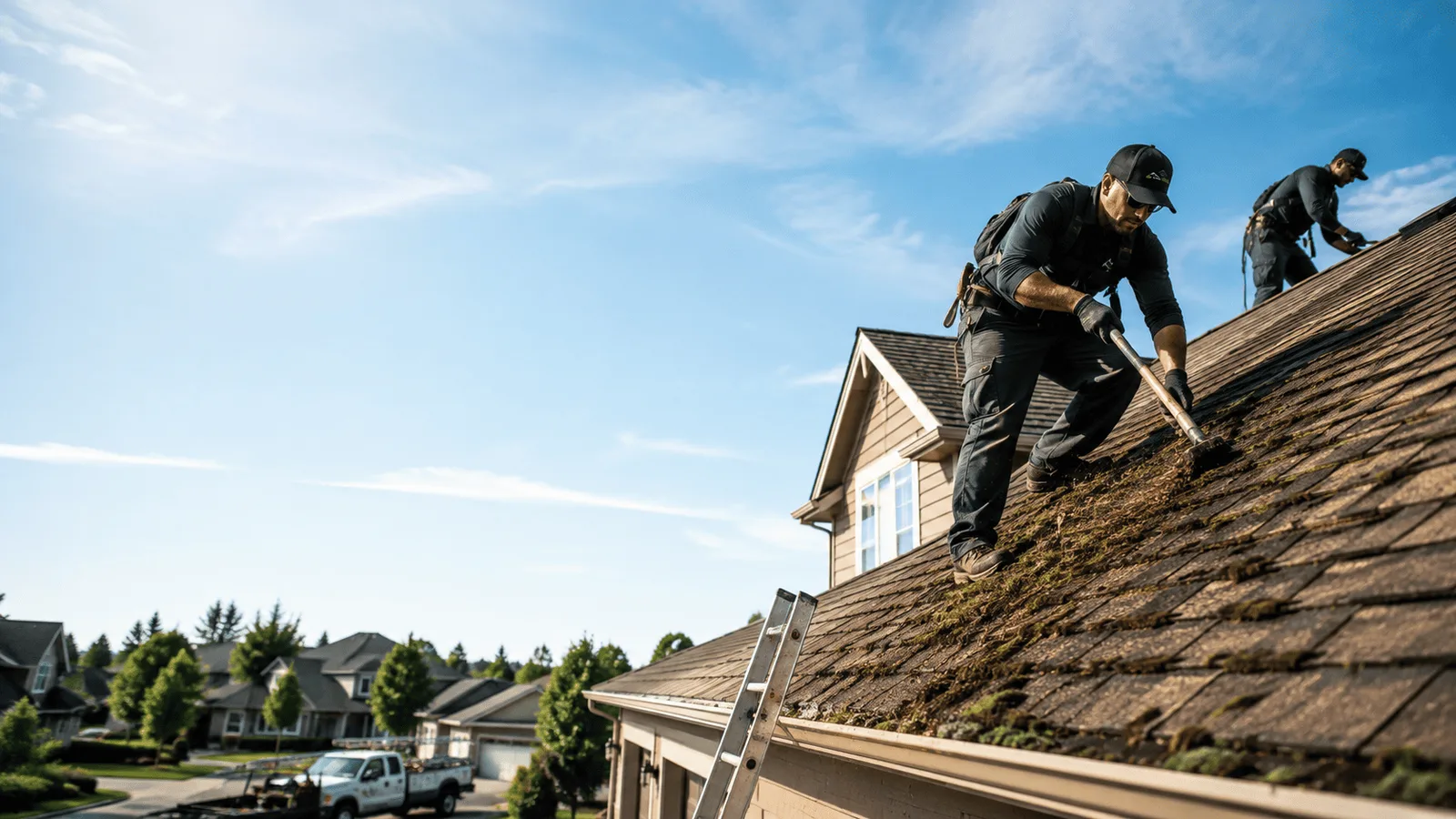 Roof Moss Removal in Camden, MI near me